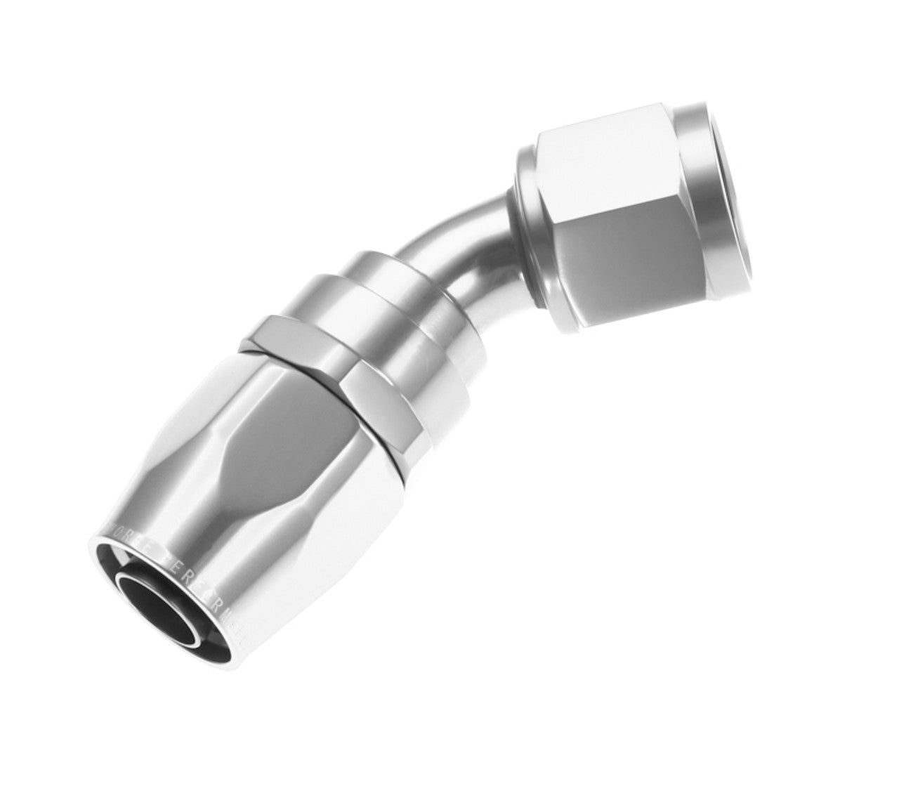 Redhorse Performance -4 AN 45 Degree Swivel-Seal Female Hose End Clear Finish