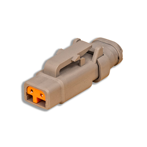 Deutsch DTM 2 Position Plug W/ 120 Ohm CAN Bus Terminating Resistor Impact Wiring Solutions