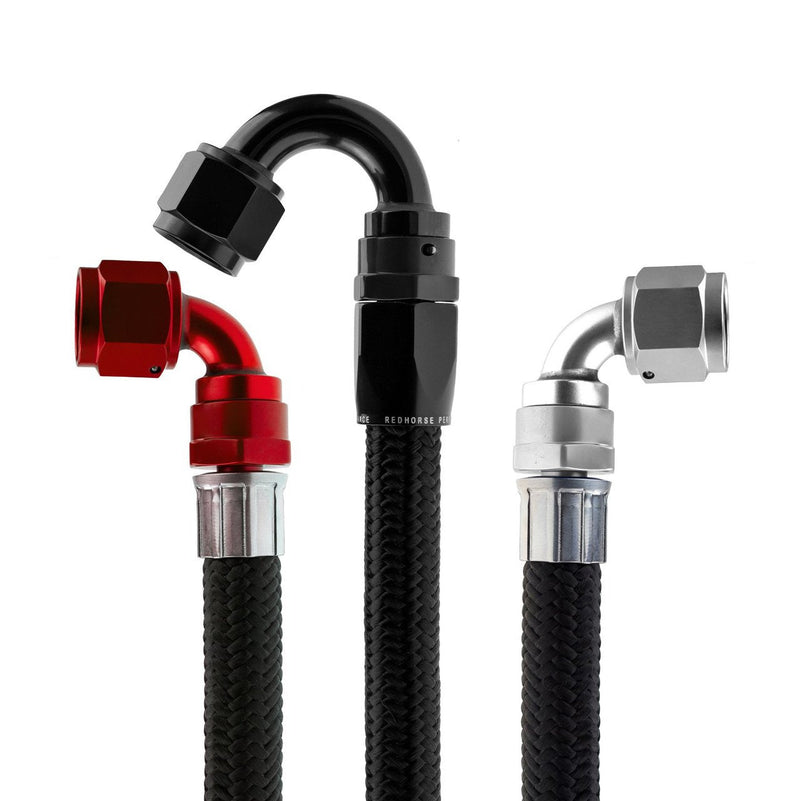 Redhorse -12 AN Series 235 Black Nylon Braided Hose (E85 Compatible)