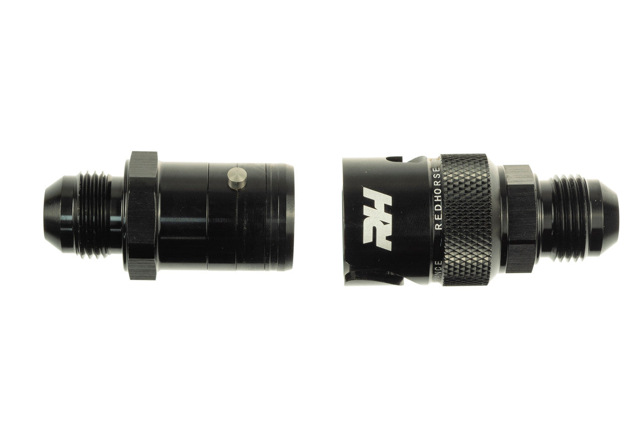 Redhorse AN Dry Break Quick Disconnect Fitting, 08AN
