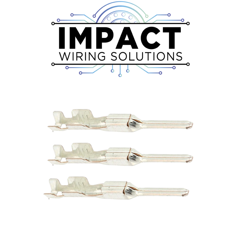 Molex MX150 Connector Male Pin Terminals 14-16 AWG side view