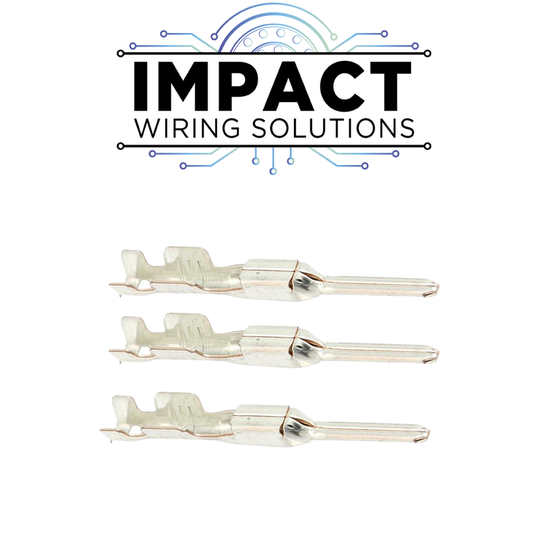 Molex MX150 Connector Male Pin Terminals 16-20 AWG side view H-D™ OEM Part Number 72169-07