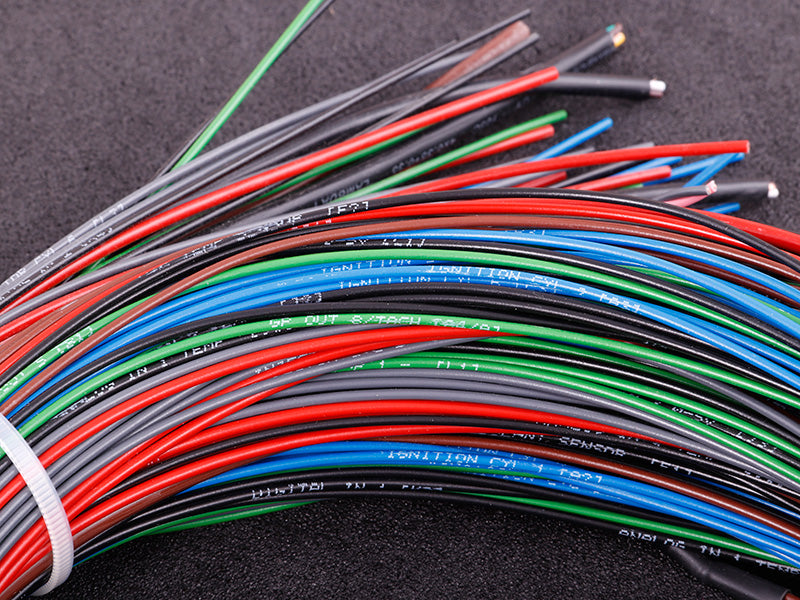 MaxxECU Sport Fully Populated ECU Connector Flying Lead Wire Labels