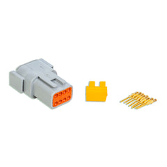 Deutsch DTM 8 Position Receptacle Pin, Top View