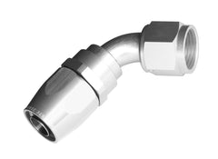 Redhorse Performance -4 AN 60 Degree Swivel-Seal Female Hose End Clear Finish