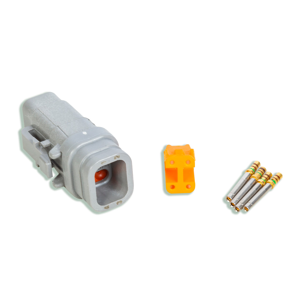 E007 Deutsch 4 Position DTM Plug Connector Kit W/ E007 Shrinkboot Modificat ...