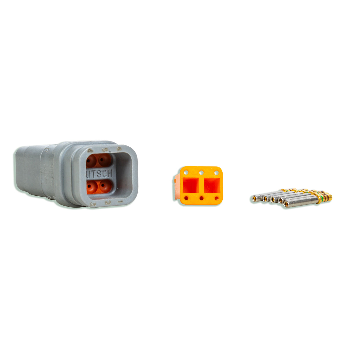 E007 6 Position DTM Plug Connector Kit W/ E007 Shrinkboot Modification ...